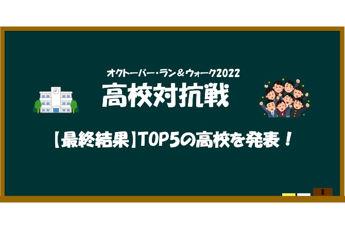 【高校対抗戦　最終発表】初代高校チャンピオンになったのはどこの高校？